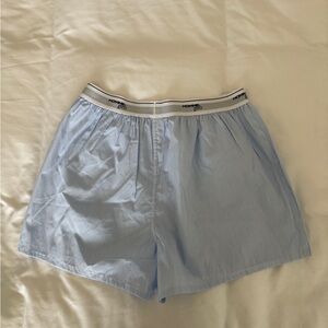 HommeGirls Blue Striped Boxer Shorts
